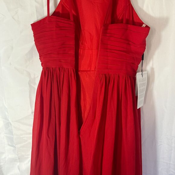 JJS House Red Sleeveless Gown Wedding and Special Occasions - Picture 8 of 9